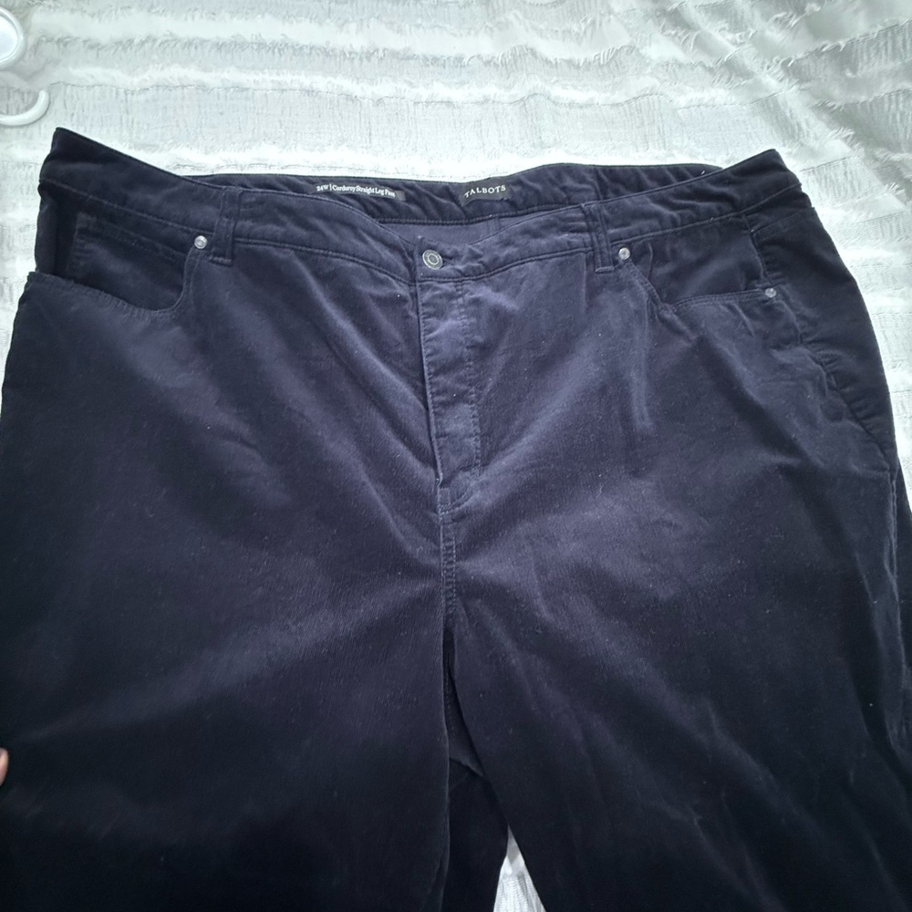 Women’s Navy Corduroy Pants